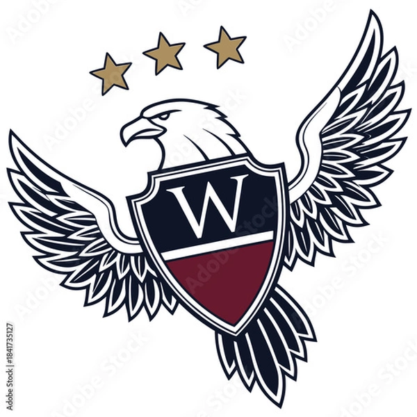 Fototapeta Simple text label indicating a vector file type on a plain white background.