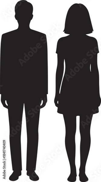 Fototapeta Couple Art & Illustration