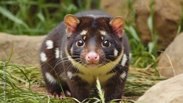 Fototapeta Spotted tail Quoll