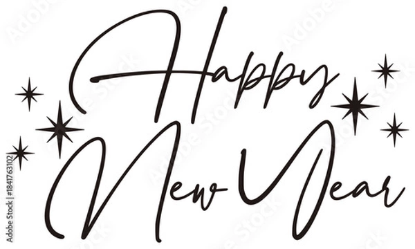 Obraz Happy New Year | Celebratory New Years Art | Vector Design