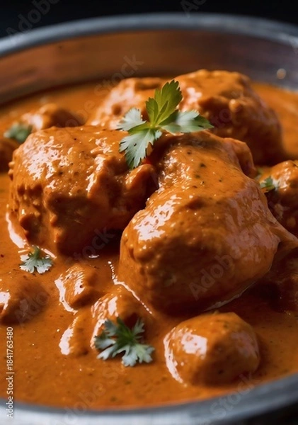 Fototapeta chicken curry.