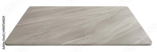 Obraz Light gray stone surface with white veins isolated on a transparent background