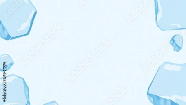 Obraz Soft Blue Sky Background With Calm Minimal Clean Light