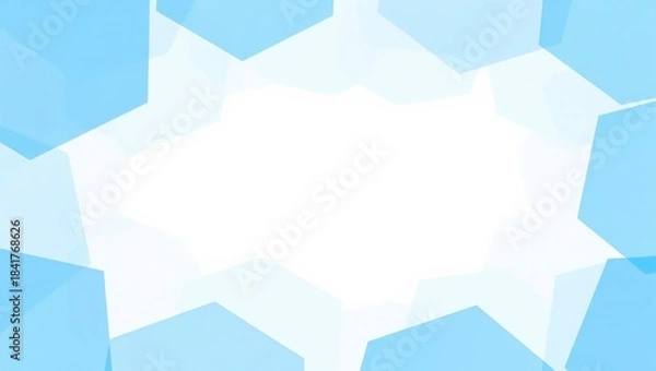 Obraz Crystal Geometric Background With Cool Abstract Polygon Shapes