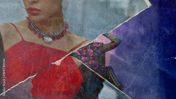 Obraz Paper Cut Transition 05