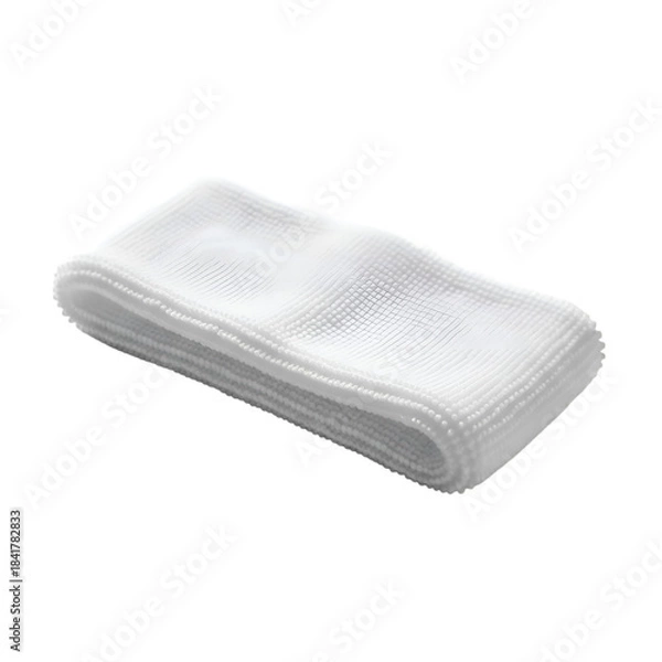 Obraz White Microfiber Cleaning Cloth - Fabric Texture