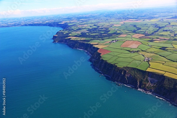 Obraz Coast and cliffs of North Devon	