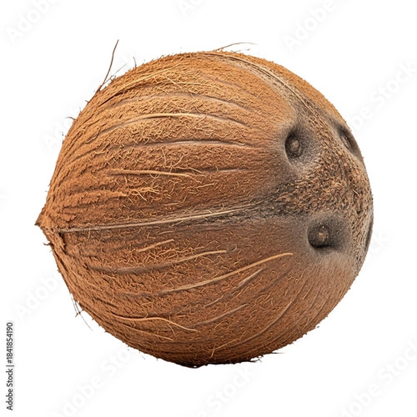 Fototapeta High-Resolution Close-Up PNG of Single Lychee Fruit – Detailed Studio Shot of Fresh Tropical Fruit Isolated on Light Grey Background