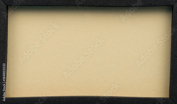 Obraz Blank frame on simple background ready for display or creativity