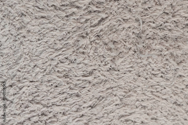 Obraz Soft gray rug texture with thick fibers in indoor setting