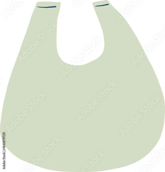 Obraz Hand Drawn Rounded Plastic Shopping Bag