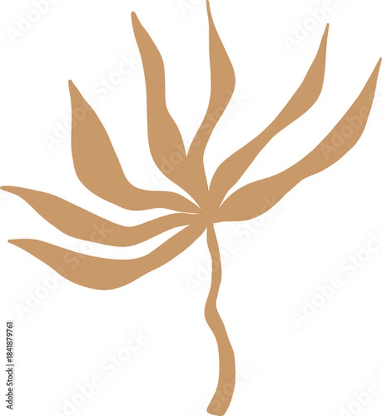 Obraz Hand Drawn Leaning Agave Plant