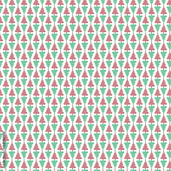 Fototapeta Geometric Abstract Seamless Vector Pattern