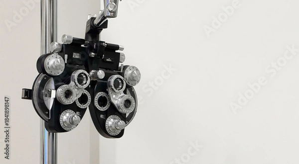 Obraz Phoropter Found in the Optometrist's Office for an Eye Exam
