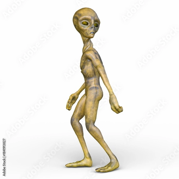 Fototapeta エイリアン　3DCGレンダリング