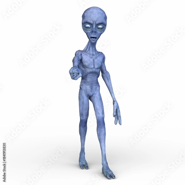 Fototapeta エイリアン　3DCGレンダリング