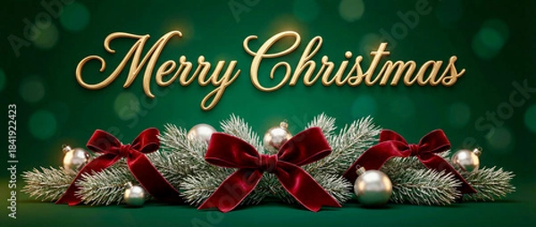 Obraz christmas greeting card