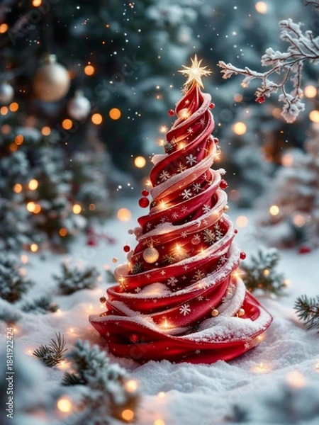 Fototapeta christmas tree 