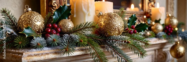 Obraz christmas tree decorations