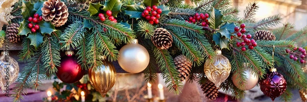 Obraz christmas tree decorations