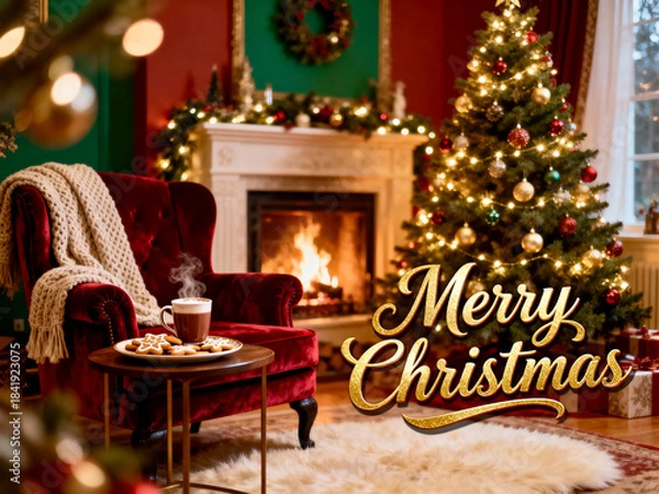 Fototapeta christmas tree