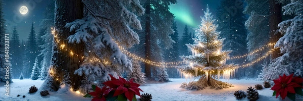 Fototapeta christmas tree