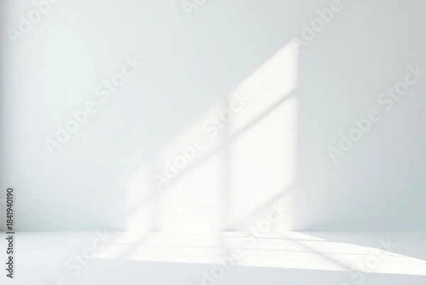 Obraz Pure white backdrop, pristine surface, elegant simplicity, backdrop, surface, cloth