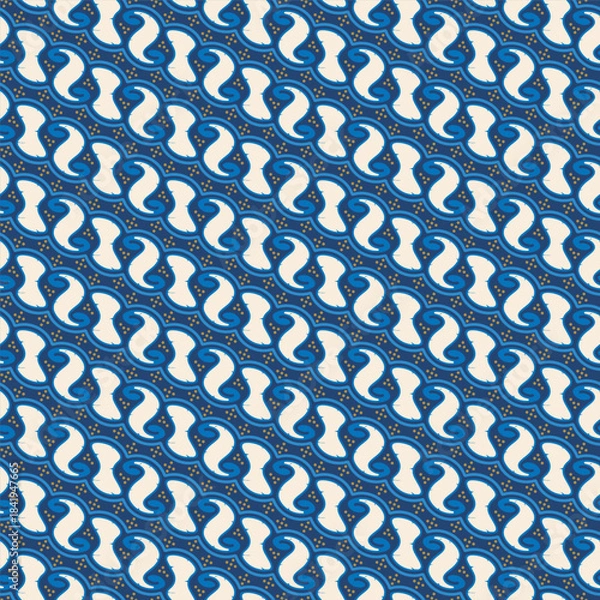 Obraz Seamless Retro Modern Javanese Batik Pattern December 2025