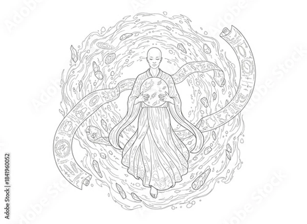 Fototapeta virgin mary and jesus