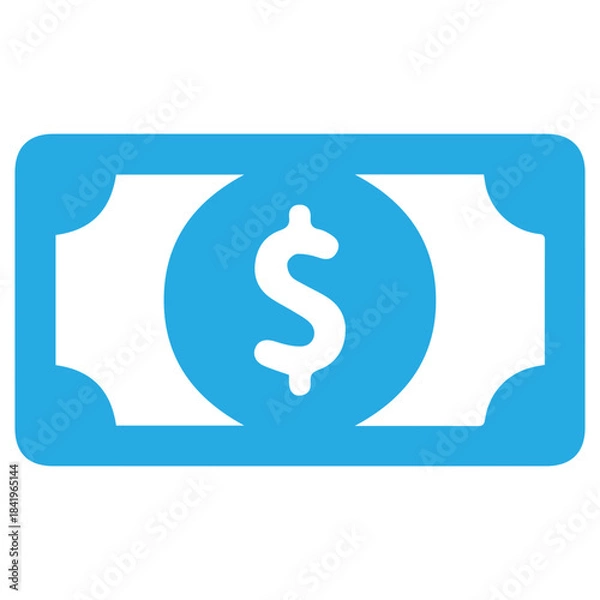 Obraz Dollar Banknote Flat Icon