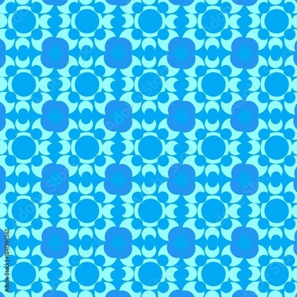 Fototapeta Seamless pattern with circles.