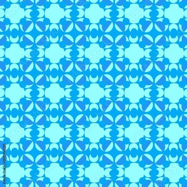 Fototapeta Seamless pattern with circles.