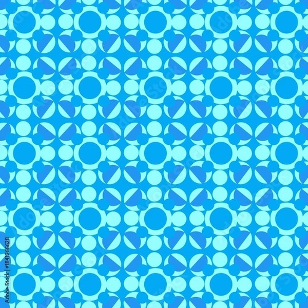 Fototapeta Seamless pattern with circles.