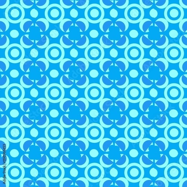 Fototapeta Seamless pattern with circles.