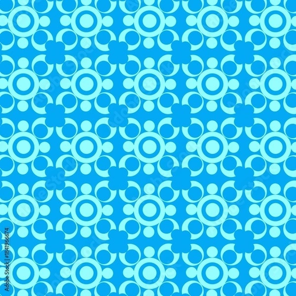 Fototapeta Seamless pattern with circles.