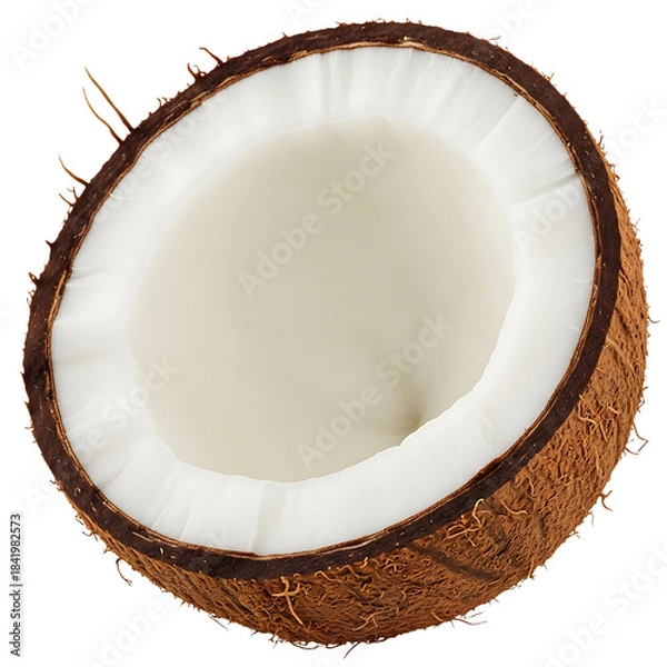 Obraz Half Coconut Illustration .