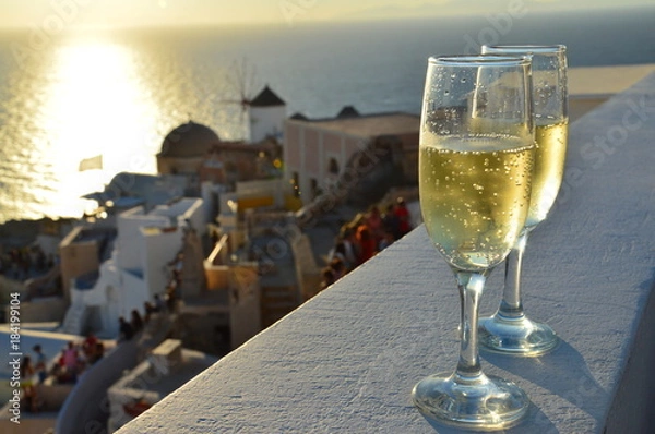 Fototapeta Santorin Sunset