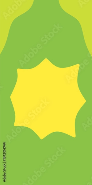 Obraz Minimal abstract organic shape background