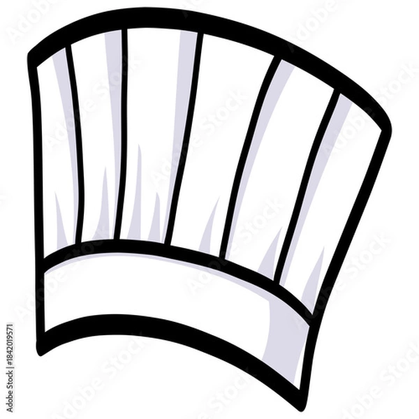 Obraz Chef Hat Illustration Vector Drawing Icon Design
