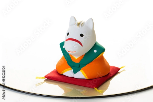 Fototapeta うま年干支の置物