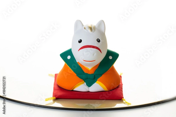 Fototapeta うま年干支の置物