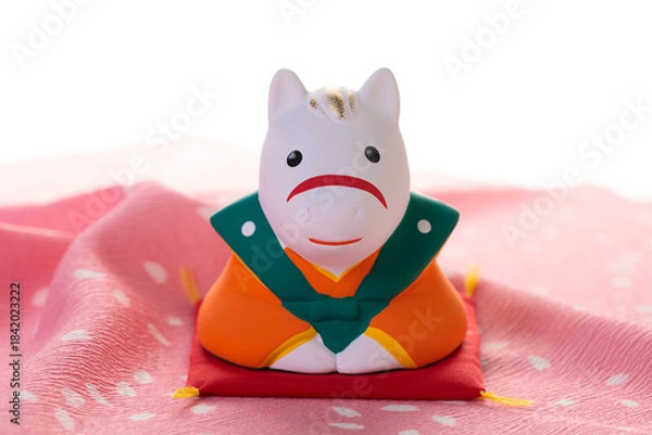 Fototapeta うま年干支の置物