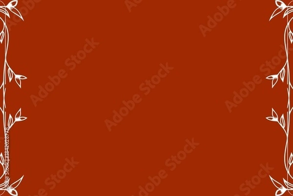 Fototapeta Simple Background Frame, Unique Background, Red and White Color Background, Unique Background Design