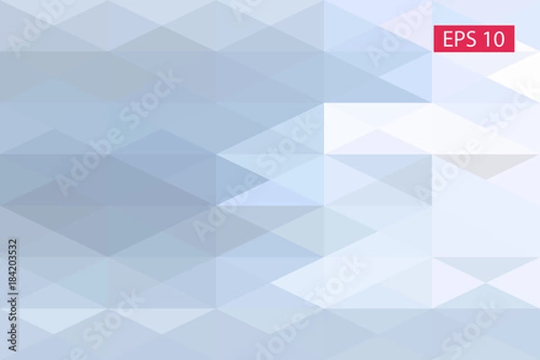 Obraz Abstract geometric background, vector from polygons, triangle, vector illustration, vector pattern, triangular template, geometric sample