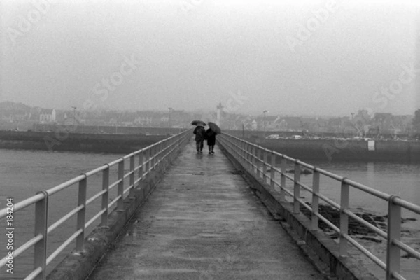 Fototapeta embarcadaire roscoff  bretagne