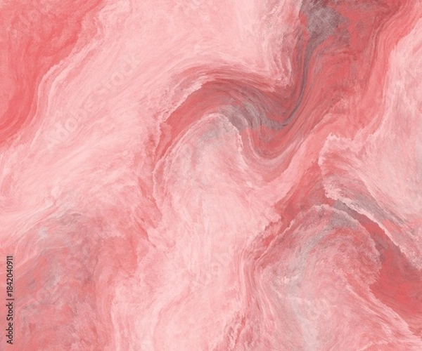 Fototapeta Abstract gradient pink marble background with soft flowing textures	