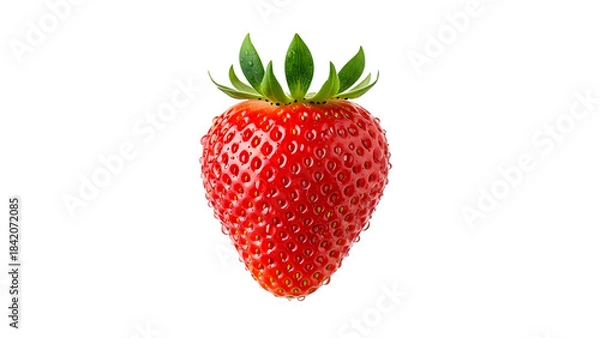 Fototapeta strawberry PNG isolated on transparent background