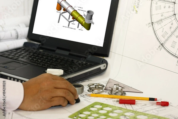 Fototapeta 3d modeling works