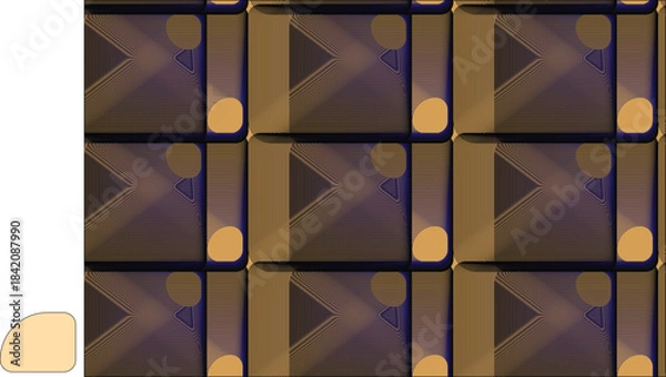 Obraz abstract geometric background