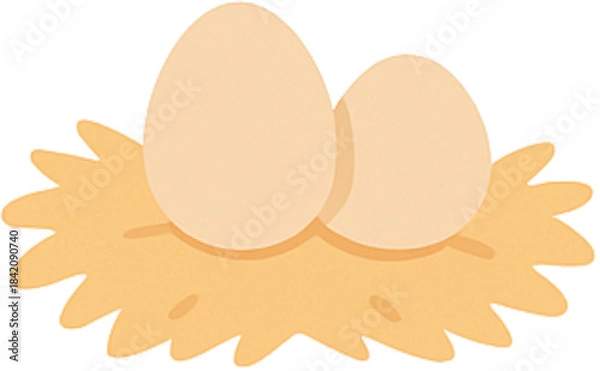 Obraz 달걀2개_계란_아침재료